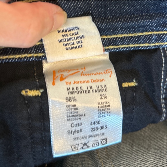 CITIZENS OF HUMANITY Avedon Skinny Leg Electric Guitar #236 Stretch Jeans - Picture 9 of 10